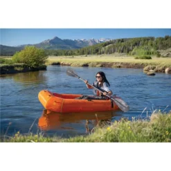 Advanced Elements PackLite+ Packraft 1 Personen Kajak Aufblasbares Luftboot Raftingboot Orange -Bravo Verkäufe advanced elements packlite packraft 1 personen kajak aufblasbares luftboot raftingboot orange 3