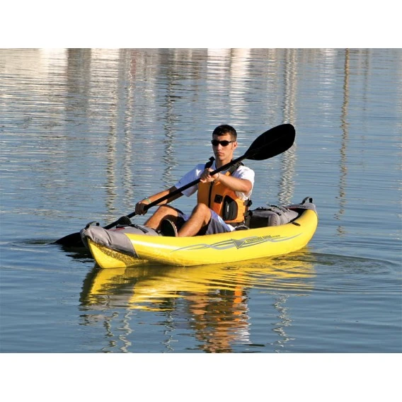 Advanced Elements StraitEdge Kayak 1er Kajak Luftboot Gelb 5 Advanced Elements StraitEdge Kayak 1er Kajak Luftboot Gelb – Bild 5
