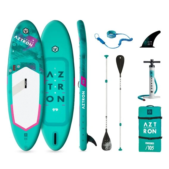Aztron Lunar 2.0 All Round 9.9 Aufblasbares Stand Up Paddle Board SUP Set 1 Aztron Lunar 2.0 All Round 9.9 Aufblasbares Stand Up Paddle Board SUP Set