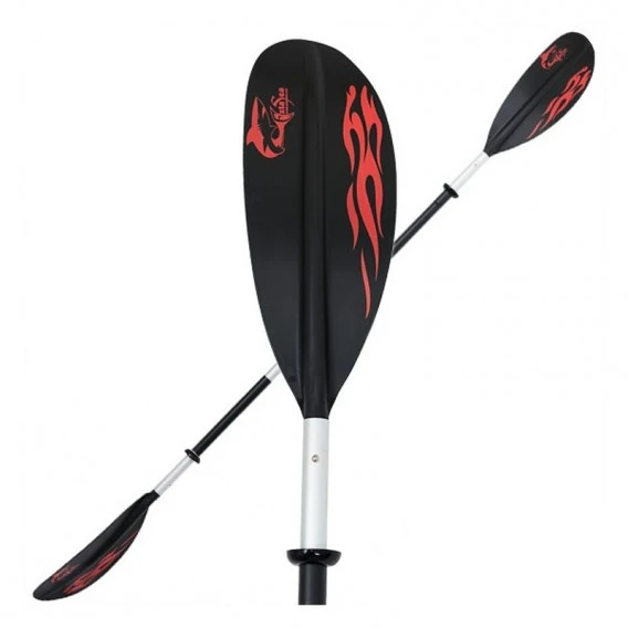 ExtaSea Alu Paddel 4-teilig Asymetrisches Doppelpaddel Alu Paddel 230cm 1 ExtaSea Alu Paddel 4-teilig Asymetrisches Doppelpaddel Alu Paddel 230cm