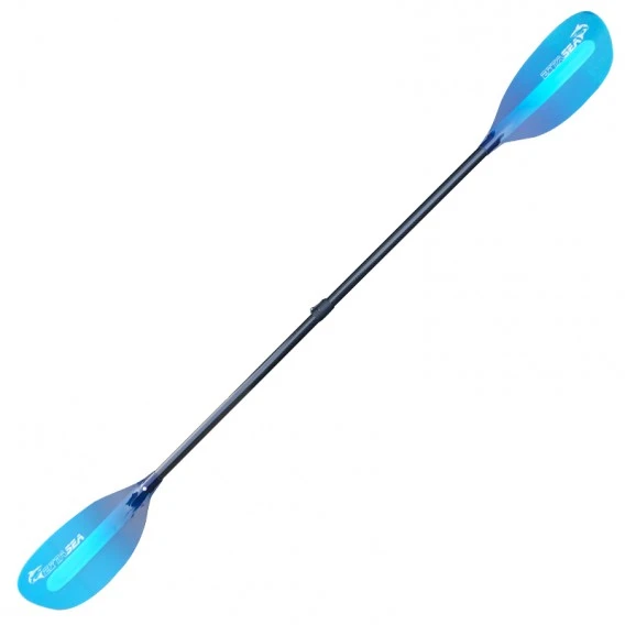 ExtaSea Pro-XL Carbon Vario Doppelpaddel | 220-240cm | 2-teilig | Blue-light Blue 2 ExtaSea Pro-XL Carbon Vario Doppelpaddel | 220-240cm | 2-teilig | Blue-light Blue – Bild 2