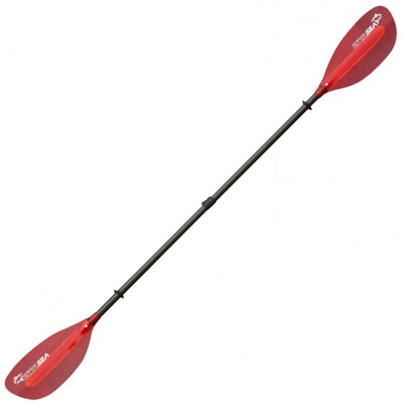 ExtaSea Pro-XL Carbon Vario Doppelpaddel | 220-240cm | 4-teilig | Red 3 ExtaSea Pro-XL Carbon Vario Doppelpaddel | 220-240cm | 4-teilig | Red – Bild 3