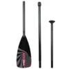 ExtaSea SUP Vario Aluminium Paddel 3-teilig Black-red