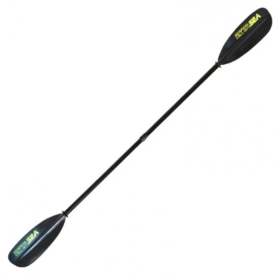 ExtaSea Tour Vario Fiberglas Doppelpaddel | 220-240cm | 2-teilig | Schwarz-lime 3 ExtaSea Tour Vario Fiberglas Doppelpaddel | 220-240cm | 2-teilig | Schwarz-lime – Bild 3