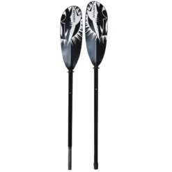 ExtaSea Tour Vario Fiberglas Doppelpaddel | 220-240cm | 2-teilig | Schwarz-weiß -Bravo Verkäufe extasea tour vario fiberglas doppelpaddel 220 240cm 2 teilig schwarz weiss 2