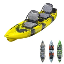 ExtaSea-Yak 390 Pro 2er Sit On Top Kajak Set + 2 Paddel & Kajaksitze