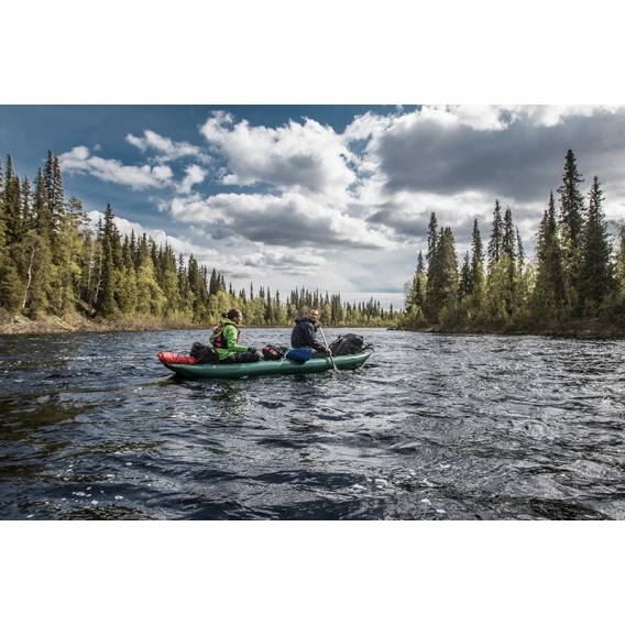 Gumotex Palava 2er Kanadier Schlauchboot Trekking Kanu Grün 2 Gumotex Palava 2er Kanadier Schlauchboot Trekking Kanu Grün – Bild 2