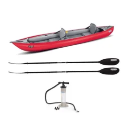 Gumotex Thaya 2 Personen Drop Stitch Kajak Set Mit Paddel Und Pumpe