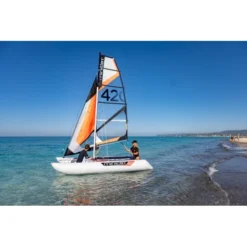 Luftkajakladen -Bravo Verkäufe minicat 420 emotion aufblasbarer katamaran segelboot 1