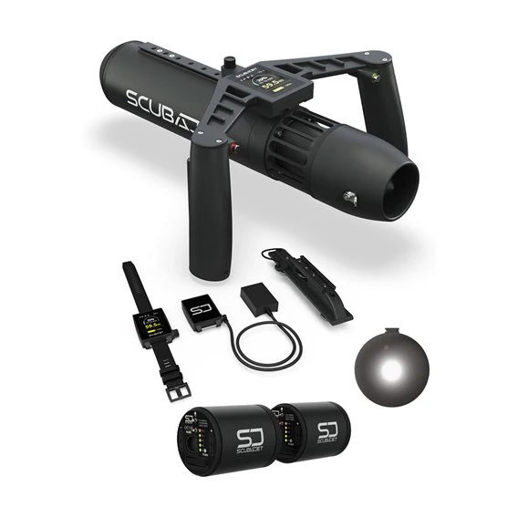 Scubajet Pro All In One Kit Deluxe Aktions-Set Elektromotor Für Kajak + SUP + Tauchen 1 Scubajet Pro All In One Kit Deluxe Aktions-Set Elektromotor Für Kajak + SUP + Tauchen